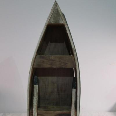 Decorative boat & oars