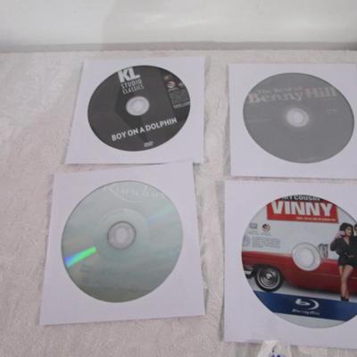 Comedy, action, & war movies, PG - R rated 34 discs