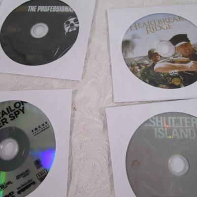 Action, & war movies, PG - R rated 34 discs
