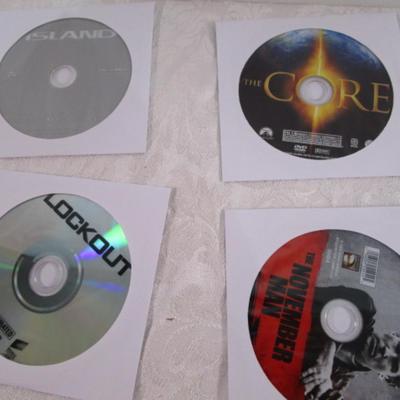 Action, & war movies, PG - R rated 34 discs