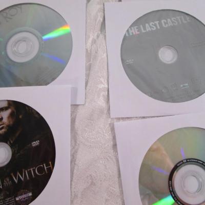 Action, & war movies, PG - R rated 34 discs