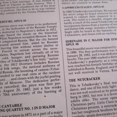 Tchaikovsky's Greatest Hits, 6-LP record set