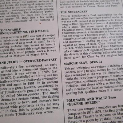 Tchaikovsky's Greatest Hits, 6-LP record set