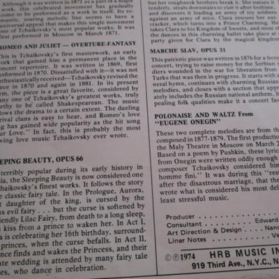 Tchaikovsky's Greatest Hits, 6-LP record set