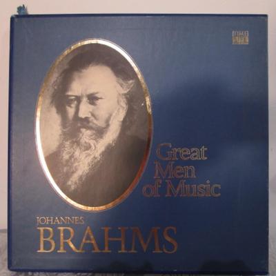 Great Man of Music Johannes Brahms 4 LP record set