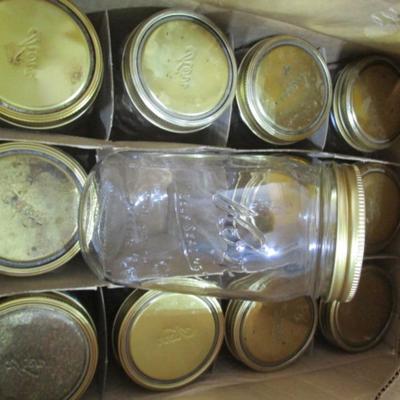 12 wide mouth qt.canning jars