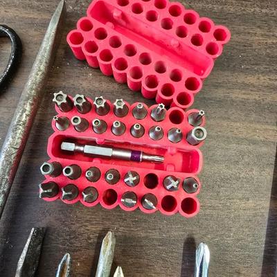 Hand Tool Lot – Screwdrivers, Pliers, Tin Snips, Bits & More