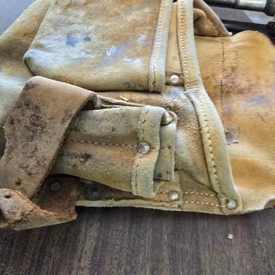 Vintage Wood Handle Tool Lot – Screwdrivers, Files, Brush & Leather Pouch