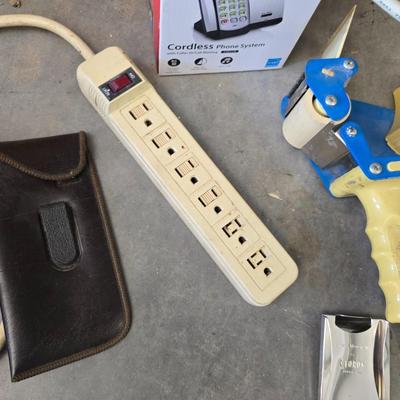 Mixed Office & Utility Lot – Power Strips, Tools, Guestbook, Cool Towel & More