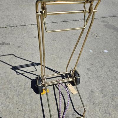 Lot of 2 Suitcase Carts – Folding Travel & Utility Dollies