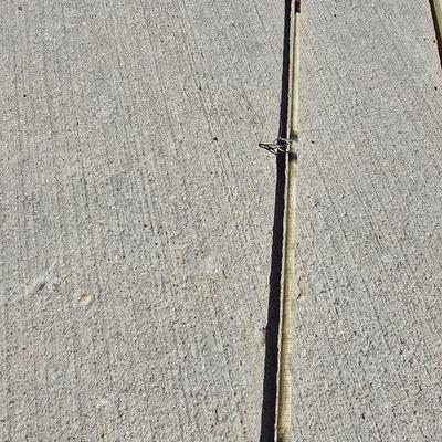 3 Vintage Fishing Rods with Reels + Wire Fish Basket