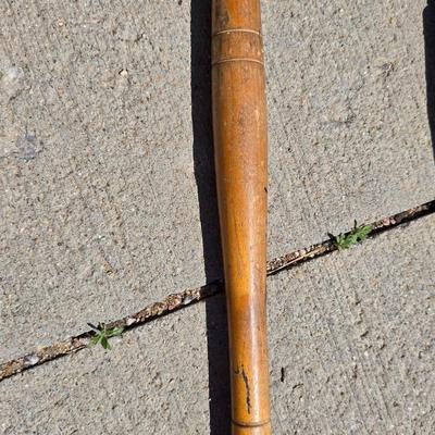 3 Vintage Fishing Rods with Reels + Wire Fish Basket