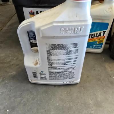 Lot of Mixed Motor Oils, Fuel Additives & Fuel Can