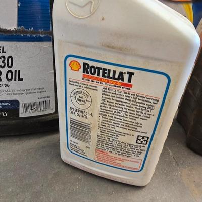 Lot of Mixed Motor Oils, Fuel Additives & Fuel Can