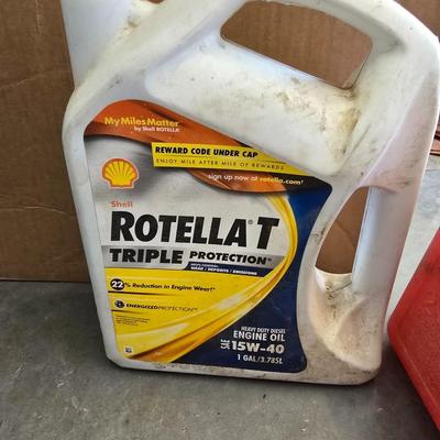 Lot of Mixed Motor Oils, Fuel Additives & Fuel Can
