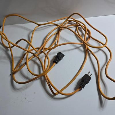 2 Extension Cords – Yellow & Red