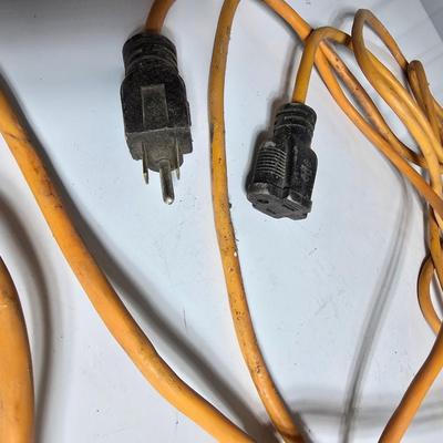 2 Extension Cords – Yellow & Red