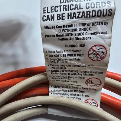 Lot of 3 Extension Cords – Heavy Duty & Multi-Outlet