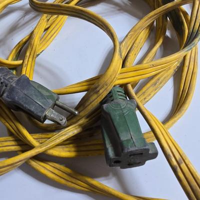 Lot of 3 Extension Cords – Heavy Duty & Multi-Outlet