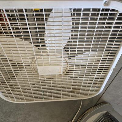 Holmes Tower Quartz Heater + Box Fan Combo