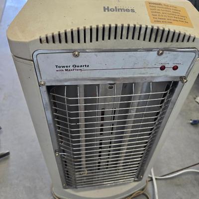 Holmes Tower Quartz Heater + Box Fan Combo