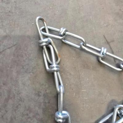 Steel Cable Coil and assortment of small Chain