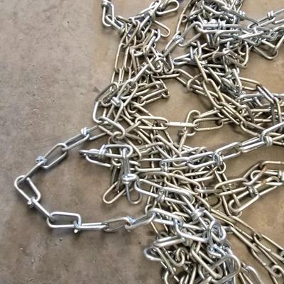 Steel Cable Coil and assortment of small Chain