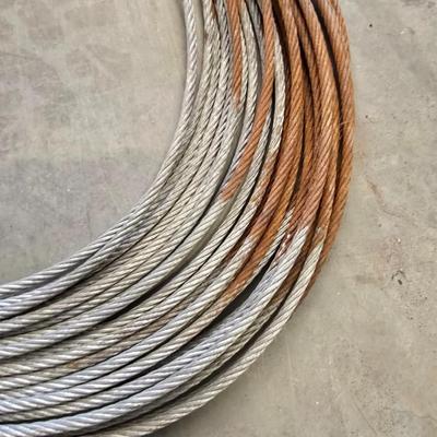 Steel Cable Coil and assortment of small Chain
