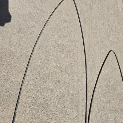 Lot of 3 Vintage Wire Fur Stretchers – Assorted Sizes