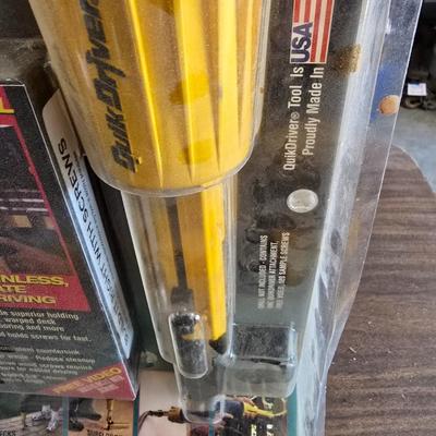 DeWalt 18V Drill Lot with Quik Driver Attachment