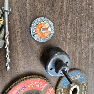 Mixed Drill Accessory & Tool Lot – Metalworking & Grinding