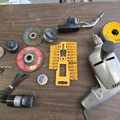 Mixed Drill Accessory & Tool Lot – Metalworking & Grinding