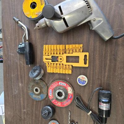 Mixed Drill Accessory & Tool Lot – Metalworking & Grinding