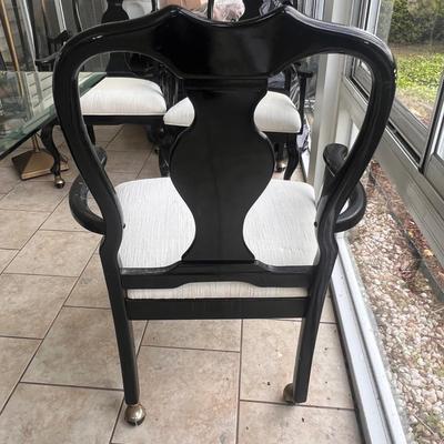 Beveled Glass Top Pedestal Table Plus Chairs ( BSR-RG)