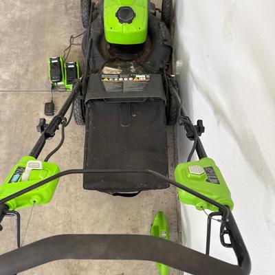 Greenworks 40volt lawn mower with bagger
