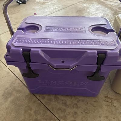 Yeti and Lincoln outfitters coolers
