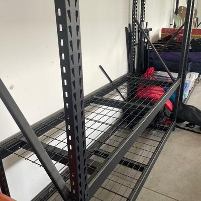 Black metal shelving 2