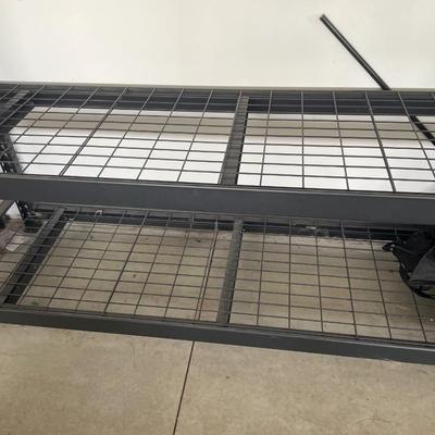 Black metal shelving 2