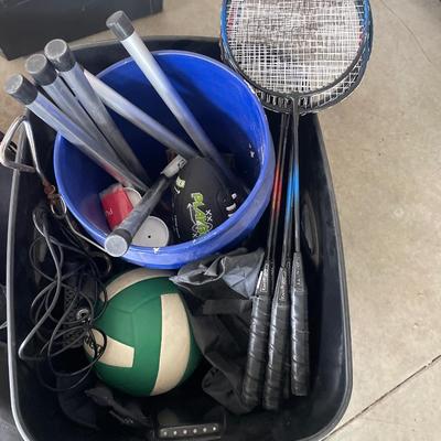 Tote of sporting equipment