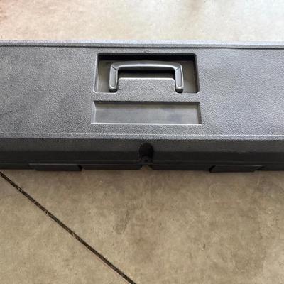 Tool set in plastic case