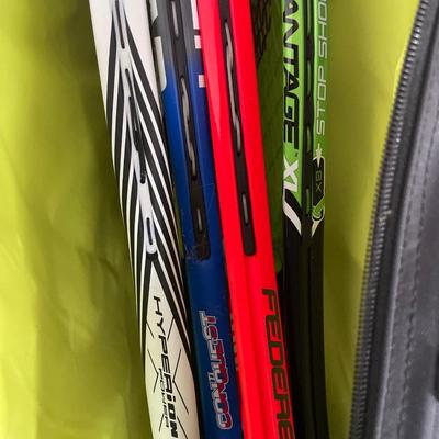 Bag of tennis rackets