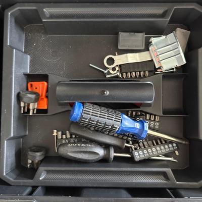 Dewalt toolbox with tools