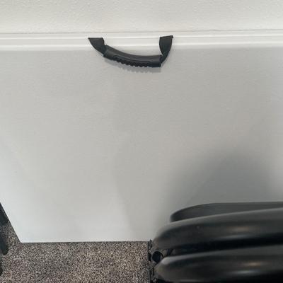 6’ folding table & 8 folding chairs
