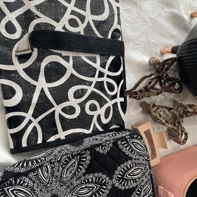 Make up organizers and hair clips