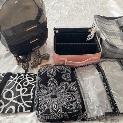 Make up organizers and hair clips