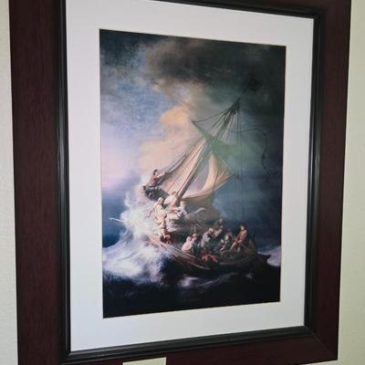 Framed Print of "The Storm on the Sea of Galilee"