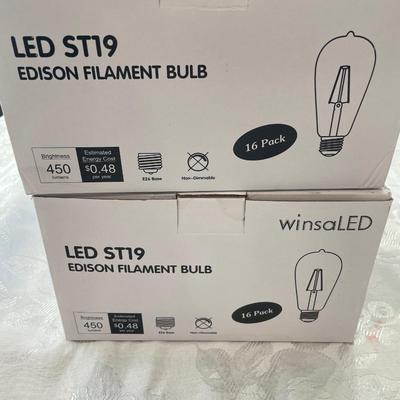 Different size Edison bulbs