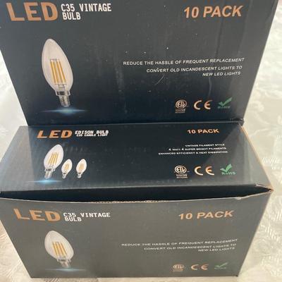 Different size Edison bulbs