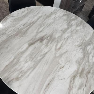 Marble table with 4 chairs
