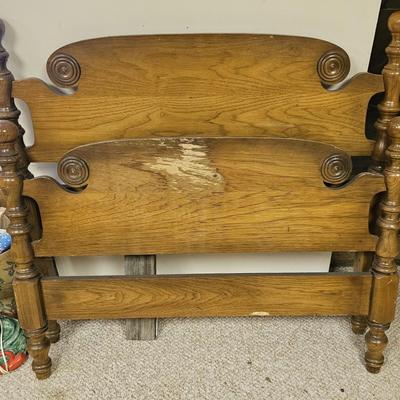 Vintage Head and foot board